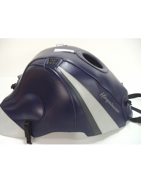 Tapis de réservoir BAGSTER Suzuki 1300 GSX R Hayabusa 1999-2007 Bleu Foncé / Gris Clair Anthracite
