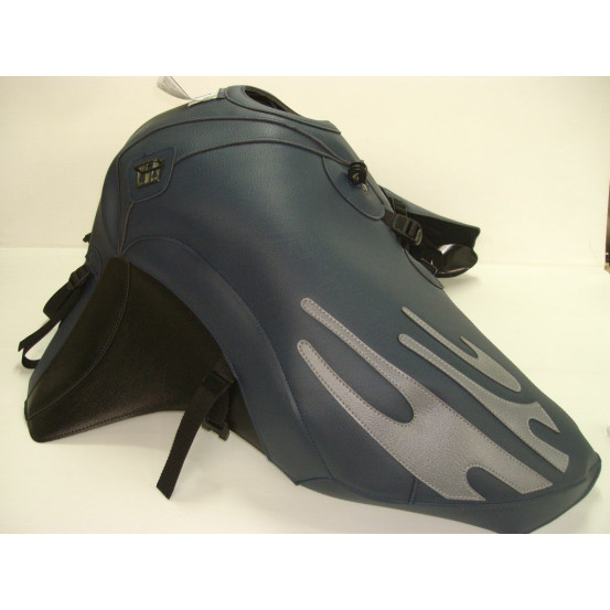 Tapis de réservoir BAGSTER Triumph 900/955 Tiger 1999-2006 Bleu Nuit / Acier