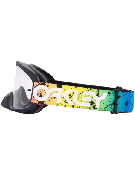 Masque cross OAKLEY O-Frame 2.0 Pro MX Splatter Noir Clair - Écran Clair