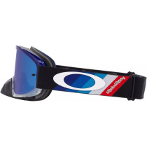 Masque cross OAKLEY O-Frame 2.0 Pro MX TLD Stripes Bleu Gris - Écran Iridium Noir Ice 2