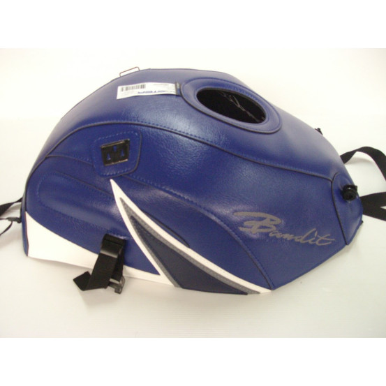 Tapis de réservoir BAGSTER Suzuki 600/1200 GSF Bandit 2000-2005 Baltique / Blanc / Bleu Foncé