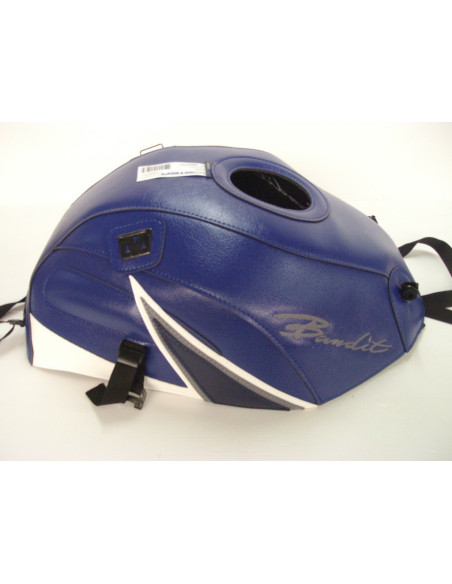 Tapis de réservoir BAGSTER Suzuki 600/1200 GSF Bandit 2000-2005 Baltique / Blanc / Bleu Foncé