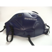 Tapis de réservoir BAGSTER Ducati 600/1000 Monster S4/S2R/S4R 2000-2008 Bleu Foncé / Blanc