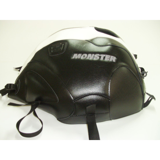 Tapis de réservoir BAGSTER Ducati 600/1000 Monster S4/S2R/S4R 2000-2008 Noir / Blanc