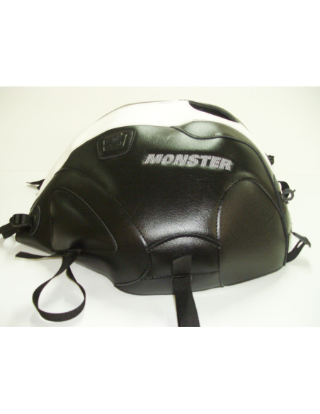 Tapis de réservoir BAGSTER Ducati 600/1000 Monster S4/S2R/S4R 2000-2008 Noir / Blanc