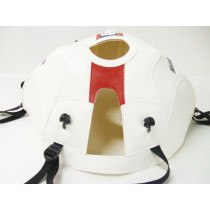 Tapis de réservoir BAGSTER Ducati 600/1000 Monster S4/S2R/S4R 2000-2008 Blanc / Rouge