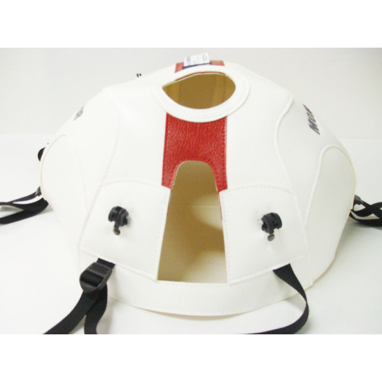 Tapis de réservoir BAGSTER Ducati 600/1000 Monster S4/S2R/S4R 2000-2008 Blanc / Rouge