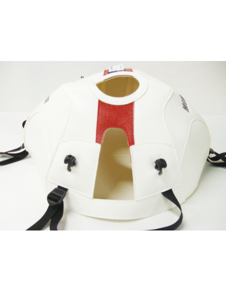 Tapis de réservoir BAGSTER Ducati 600/1000 Monster S4/S2R/S4R 2000-2008 Blanc / Rouge