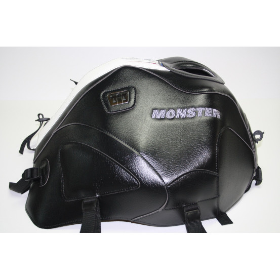 Tapis de réservoir BAGSTER Ducati 600/1000 Monster S4/S2R/S4R 2000-2008 Noir / Blanc