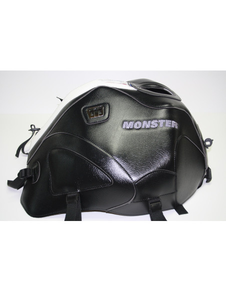 Tapis de réservoir BAGSTER Ducati 600/1000 Monster S4/S2R/S4R 2000-2008 Noir / Blanc