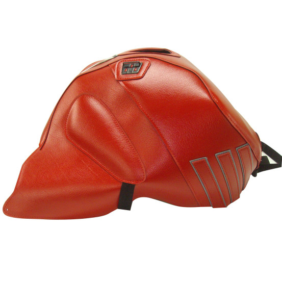 Tapis de réservoir BAGSTER Aprilia 1000 RSV R / Tuono 2003-2005 Rouge / Acier