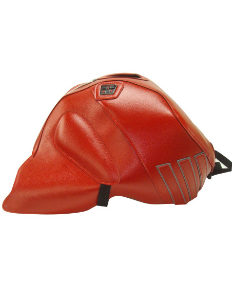 Tapis de réservoir BAGSTER Aprilia 1000 RSV R / Tuono 2003-2005 Rouge / Acier