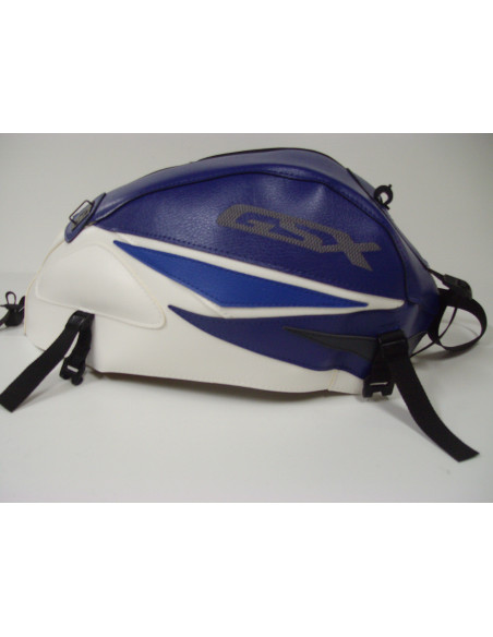 Tapis de réservoir BAGSTER Suzuki 1400 GSX 2001-2007 Baltique / Blanc / Gitane / Acier