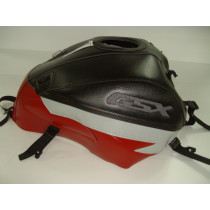 Tapis de réservoir BAGSTER Suzuki 1400 GSX 2001-2007 Noir / Rouge / Gris Clair
