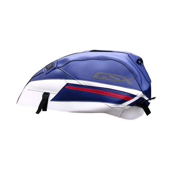 Tapis de réservoir BAGSTER Suzuki 1400 GSX 2001-2007 Baltique / Blanc / Baltique / Rouge