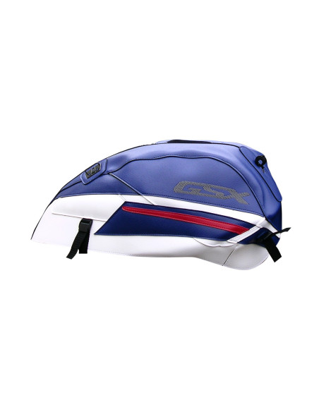 Tapis de réservoir BAGSTER Suzuki 1400 GSX 2001-2007 Baltique / Blanc / Baltique / Rouge