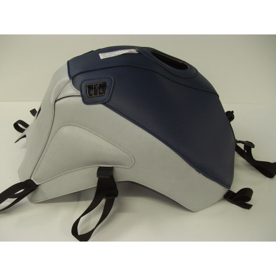 Tapis de réservoir BAGSTER Yamaha 1100 BT Bulldog 2002-2006 Bleu Nuit / Gris Clair