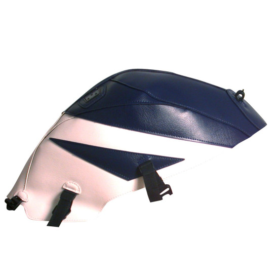 Tapis de réservoir BAGSTER Suzuki 650/1000 SV N/S 2003-2010 Bleu Foncé / Blanc
