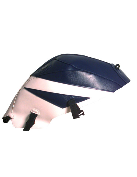 Tapis de réservoir BAGSTER Suzuki 650/1000 SV N/S 2003-2010 Bleu Foncé / Blanc