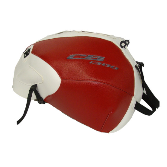 Tapis de réservoir BAGSTER Honda CB 1300 Big One / S 2003-2011 Blanc / Rouge