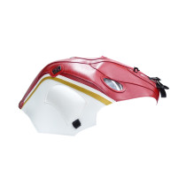 Tapis de réservoir BAGSTER Moto Guzzi 850/1100 Breva 1200 Norge/Sport 2004-2014 Rouge / Blanc / Liseré Or