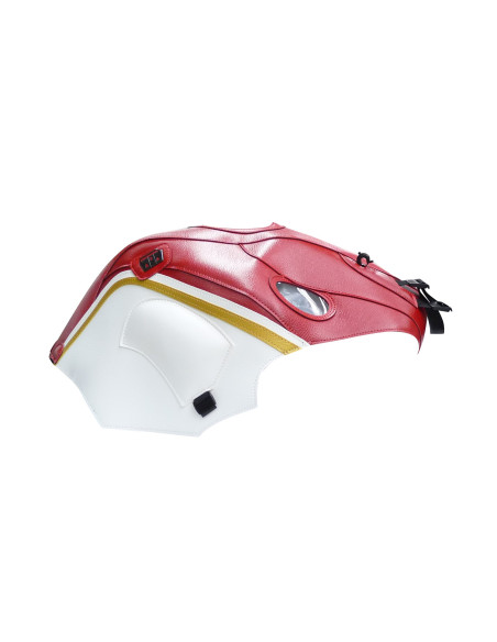 Tapis de réservoir BAGSTER Moto Guzzi 850/1100 Breva 1200 Norge/Sport 2004-2014 Rouge / Blanc / Liseré Or
