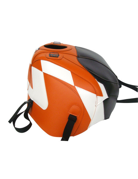 Tapis de réservoir BAGSTER Aprilia 1000 RSV R / Tuono 2006-2010 Noir / Orange / Blanc