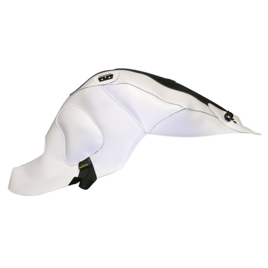 Tapis de réservoir BAGSTER BMW K 1200/1300 S 2005-2016 Blanc / Noir Mat