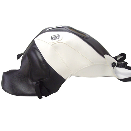 Tapis de réservoir BAGSTER BMW K 1200/1300 S 2005-2016 Carbone / Blanc / Noir