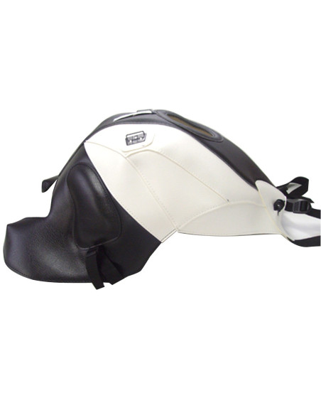 Tapis de réservoir BAGSTER BMW K 1200/1300 S 2005-2016 Carbone / Blanc / Noir