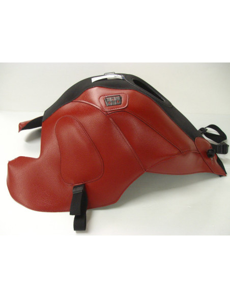 Tapis de réservoir BAGSTER BMW K 1200/1300 S 2005-2016 Noir Mat / Rouge Foncé