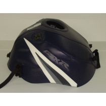Tapis de réservoir BAGSTER Suzuki 1000 GSX R 2005-2006 Bleu Foncé / Blanc / Anthracite