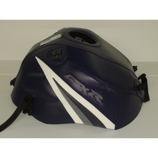 Tapis de réservoir BAGSTER Suzuki 1000 GSX R 2005-2006 Bleu Foncé / Blanc / Anthracite