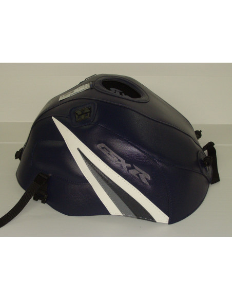Tapis de réservoir BAGSTER Suzuki 1000 GSX R 2005-2006 Bleu Foncé / Blanc / Anthracite