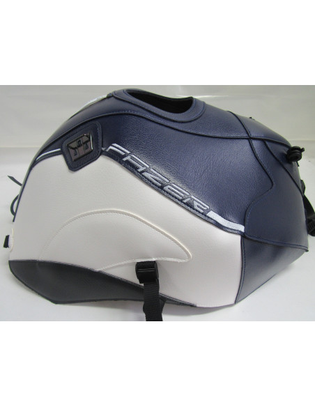 Tapis de réservoir BAGSTER Yamaha 1000 FZ1 Fazer S 2006-2015 Bleu Foncé / Blanc