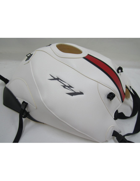 Tapis de réservoir BAGSTER Yamaha 1000 FZ1 N 2006-2015 Blanc / Rouge