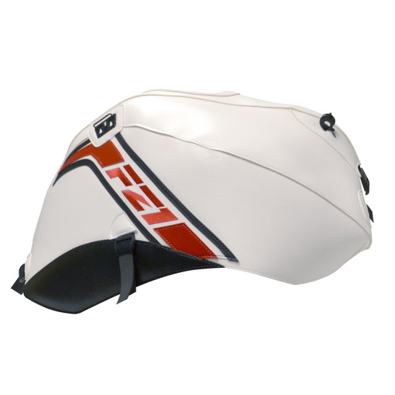 Tapis de réservoir BAGSTER Yamaha 1000 FZ1 N 2006-2015 Blanc / Rouge Noir