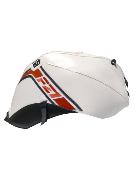 Tapis de réservoir BAGSTER Yamaha 1000 FZ1 N 2006-2015 Blanc / Rouge Noir