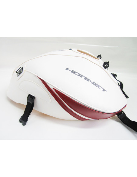 Tapis de réservoir BAGSTER Honda 600 CB Hornet S / SF 2007-2010 Blanc / Rouge Foncé