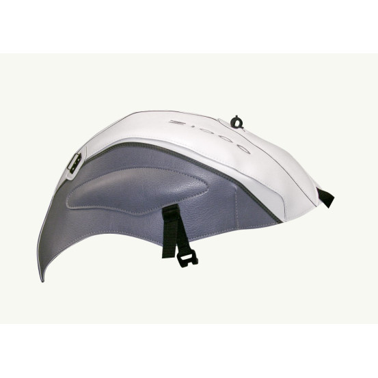 Tapis de réservoir BAGSTER Kawasaki Z 1000 2007-2009 Blanc / Acier