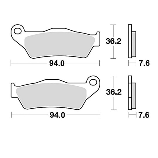 Plaquettes de frein BRAKING 746