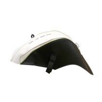 Tapis de réservoir BAGSTER Kawasaki Z 750 2007-2012 Blanc / Noir / Liseré Vert Nacre