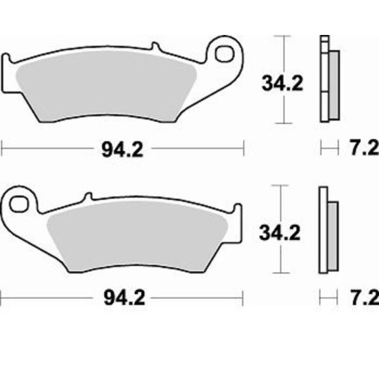 Plaquettes de frein BRAKING 772