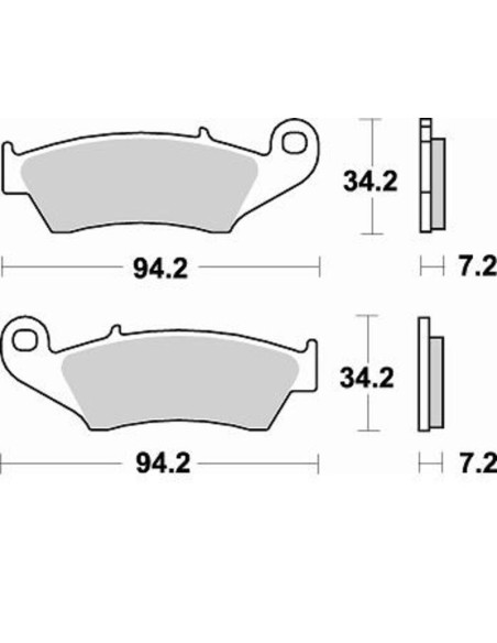 Plaquettes de frein BRAKING 772