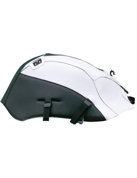Tapis de réservoir BAGSTER BMW 1200 HP2 Sport 2008-2011 Carbone / Blanc