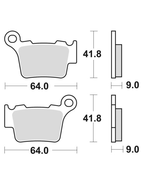 Plaquettes de frein BRAKING 891