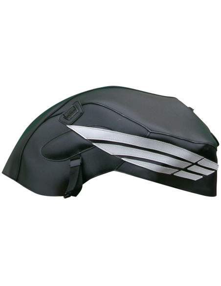 Tapis de réservoir BAGSTER Honda 600 CBF N 2008-2011 Noir / Acier Gris