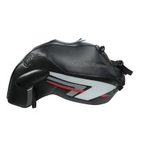 Tapis de réservoir BAGSTER Honda 600 CBF N 2008-2011 Noir / Gris Acier / Rouge