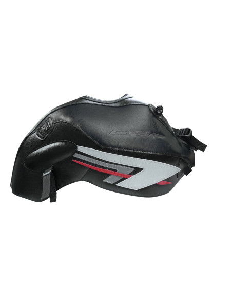 Tapis de réservoir BAGSTER Honda 600 CBF N 2008-2011 Noir / Gris Acier / Rouge