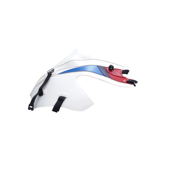 Tapis de réservoir BAGSTER BMW R 1200 GS 2008-2012 Blanc / Rouge / Bleu Foncé / Gitane